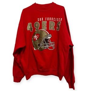 Vintage San Francisco 49ers 90s NFL Crewneck Fits Medium See Measurements below